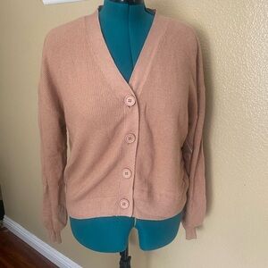 NWT Love Ellie Waffle Cardigan - L